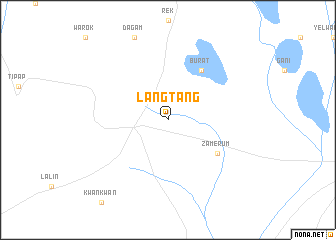 map of Langtang