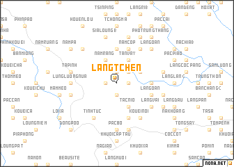 map of Làng Tchen