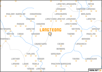 map of Làng Téong