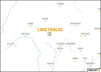 map of Lang Thio Loc