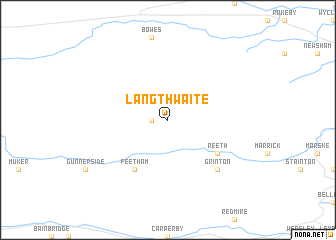 map of Langthwaite