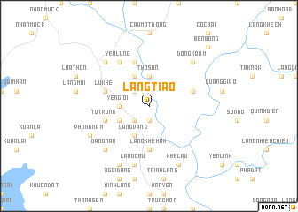 map of Làng Tiao