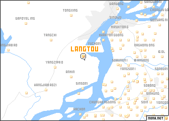 map of Langtou