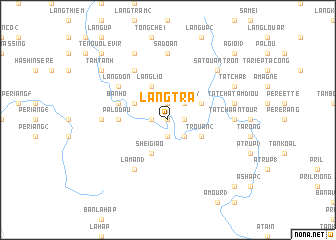 map of Làng Tra