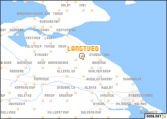 map of Langtved