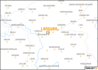 map of Languan
