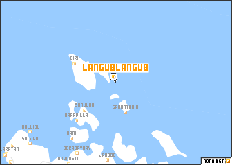 map of Langub Langub