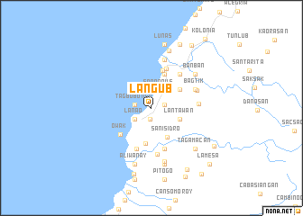 map of Langub