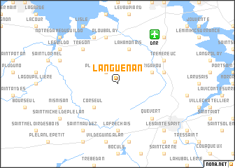 map of Languenan