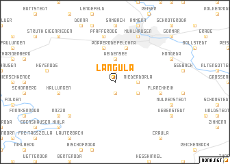 map of Langula