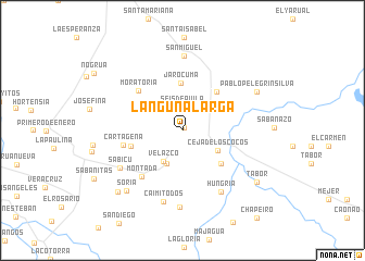 map of Languna Larga