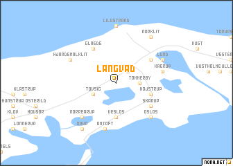 map of Langvad