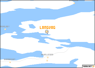 map of Langvåg