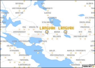 map of Långvak
