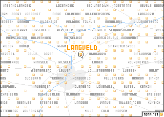 map of Langveld