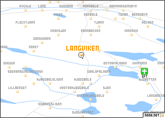 map of Långviken