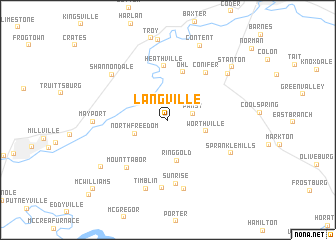 map of Langville