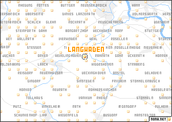 map of Langwaden