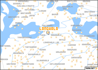 map of Lāngwāla