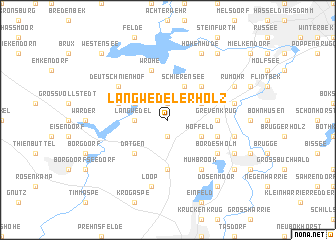 map of Langwedelerholz