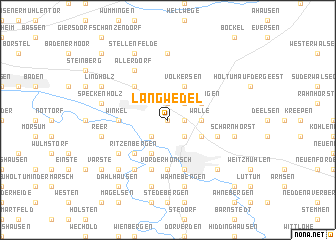 map of Langwedel