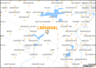 map of Langwedel