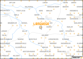 map of Langwege