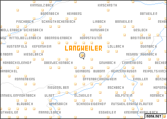 map of Langweiler