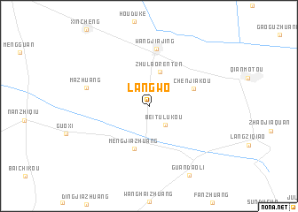 map of Langwo