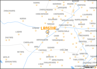 map of Langxia