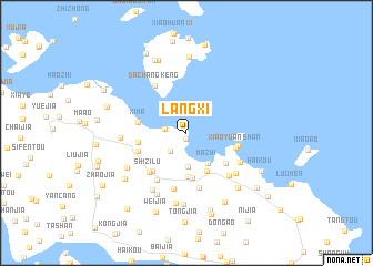 map of Langxi