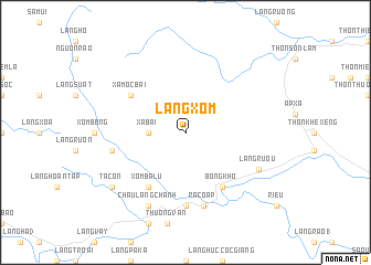 map of Làng Xóm