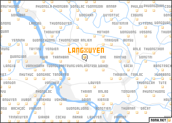 map of Lãng Xuyên