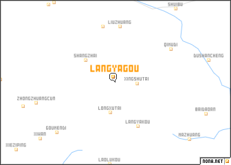 map of Langyagou