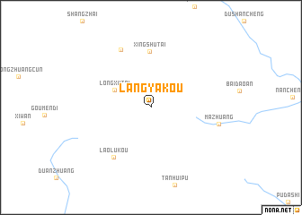 map of Langyakou