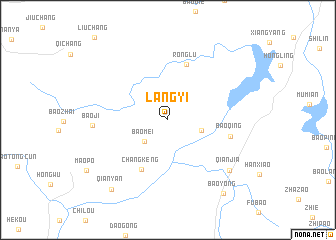 map of Langyi