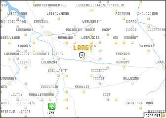 map of Langy