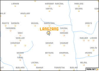 map of Langzang