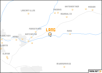 map of Lang