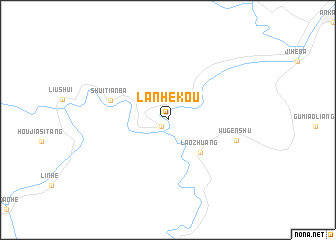 map of Lanhekou