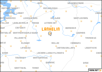 map of Lanhélin