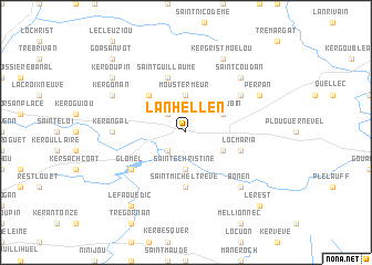 map of Lanhellen