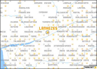 map of Lanhezes