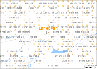 map of Lanhofen