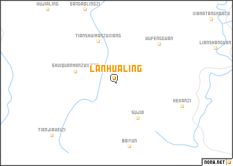 map of Lanhualing