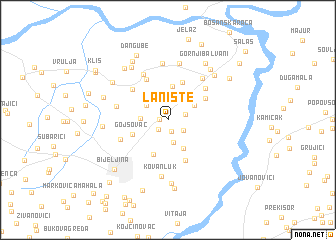 map of Lanište