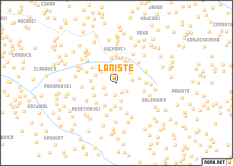 map of Lanište