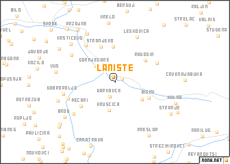 map of Lanište