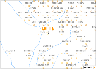 map of Lanite