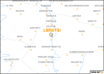 map of Lanivtsi